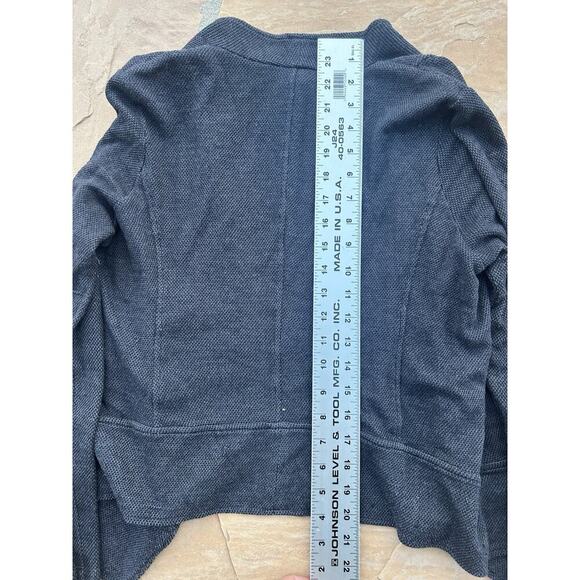 Eileen Fisher Cardigan Womens PL Gray Micromodal Long Sleeve Open Front - Picture 4 of 5